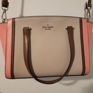 Kate Spade Patterson Drive Geraldine Satchel - Beige and Pink
